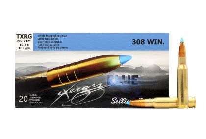 Náboj Sellier & Bellot .308 Win eXergy Blue, 165gr/10,7g, TXRG