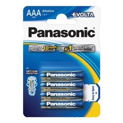 Microtužkové baterie Panasonic AAA LR03EGE/4BP EVOLTA
