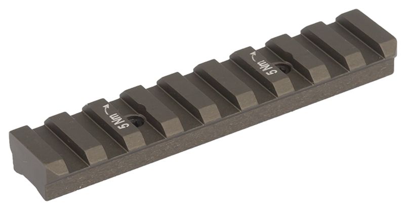 Rail Heckler & Koch HKey, 9 zářezů, RAL8000