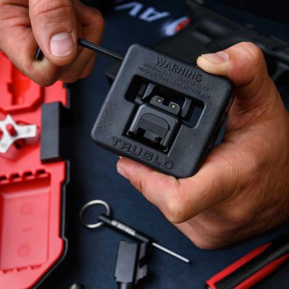 Pomůcka Truglo pro nastavení hledí pistolí Glock