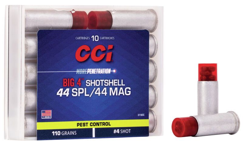 Náboj CCI .44 Rem Mag. Pest Control, 110gr/7,1g, broky