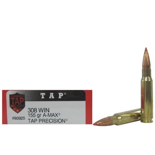 Náboj Hornady .308 Win TAP, 155gr/10g, A-MAX