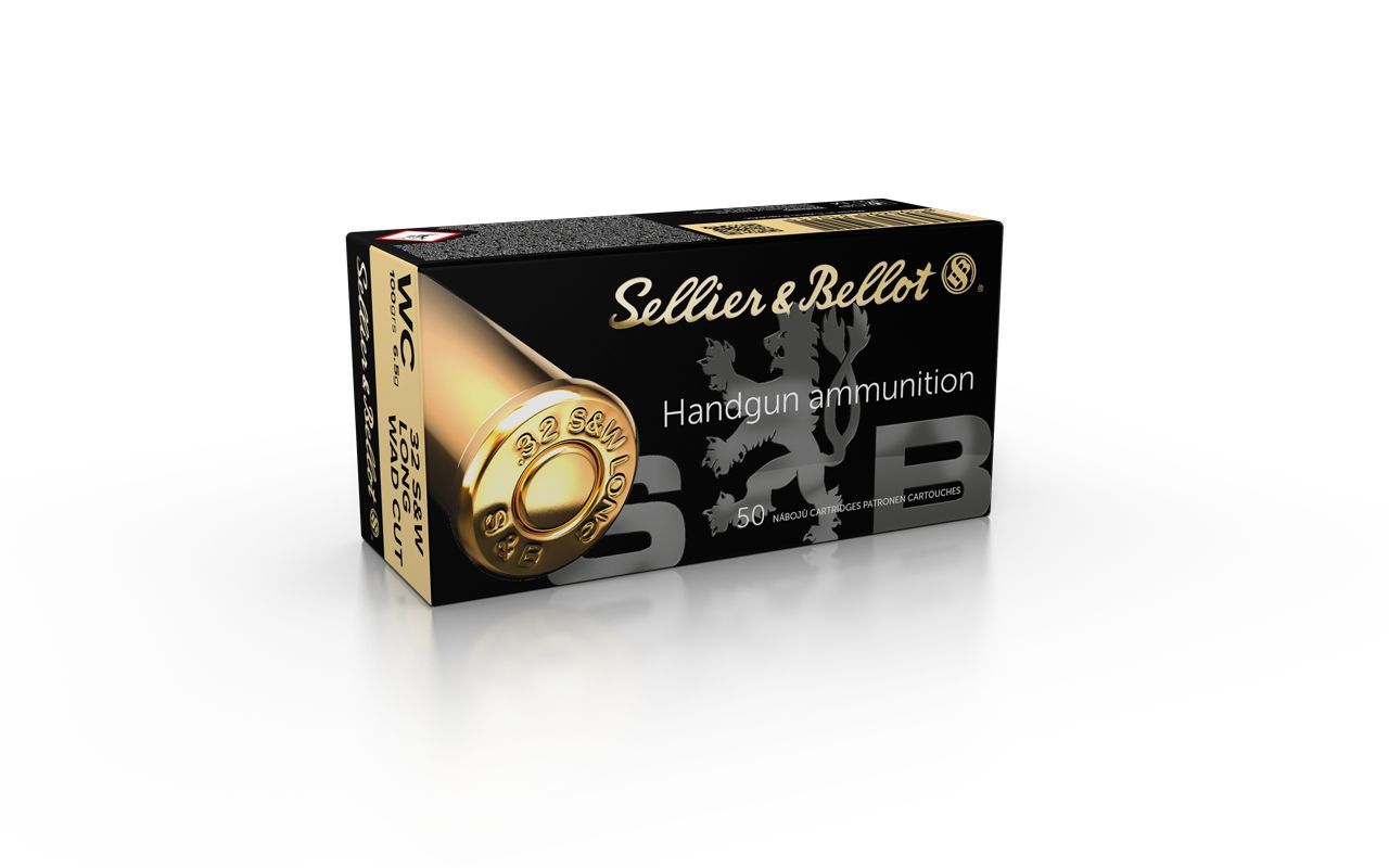 Náboj Sellier & Bellot .32 S&W Long, 100gr/6,5g, WC