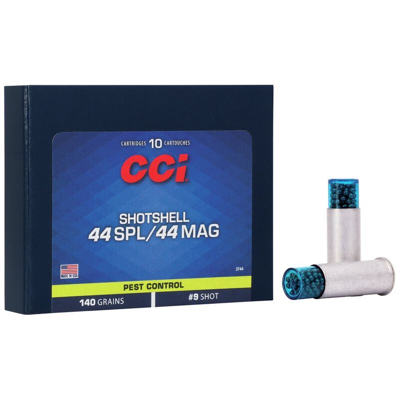 Náboj CCI .44 Rem Mag. Pest Control, 140gr/9,1g, broky