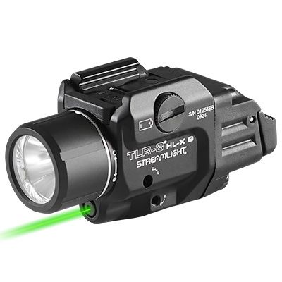Svítilna Streamlight TLR-8 HL-X, Zelený laser