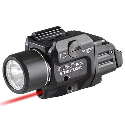 Svítilna Streamlight TLR-8 HL-X, Červený laser