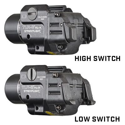 Svítilna Streamlight TLR-8 HL-X, Červený laser