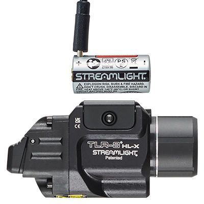 Svítilna Streamlight TLR-8 HL-X, Červený laser