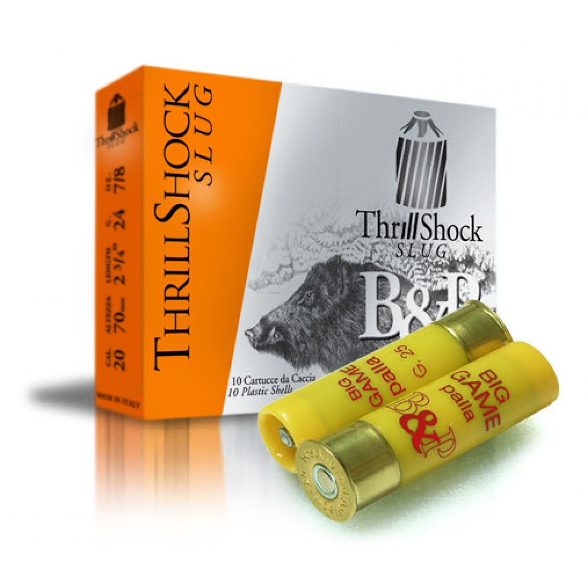 Náboj Baschieri & Pellagri 20/70 Thrill Shock Slug, 24g