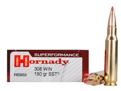 Náboj Hornady .308 Win Superformance, 150gr/9,7g, SST