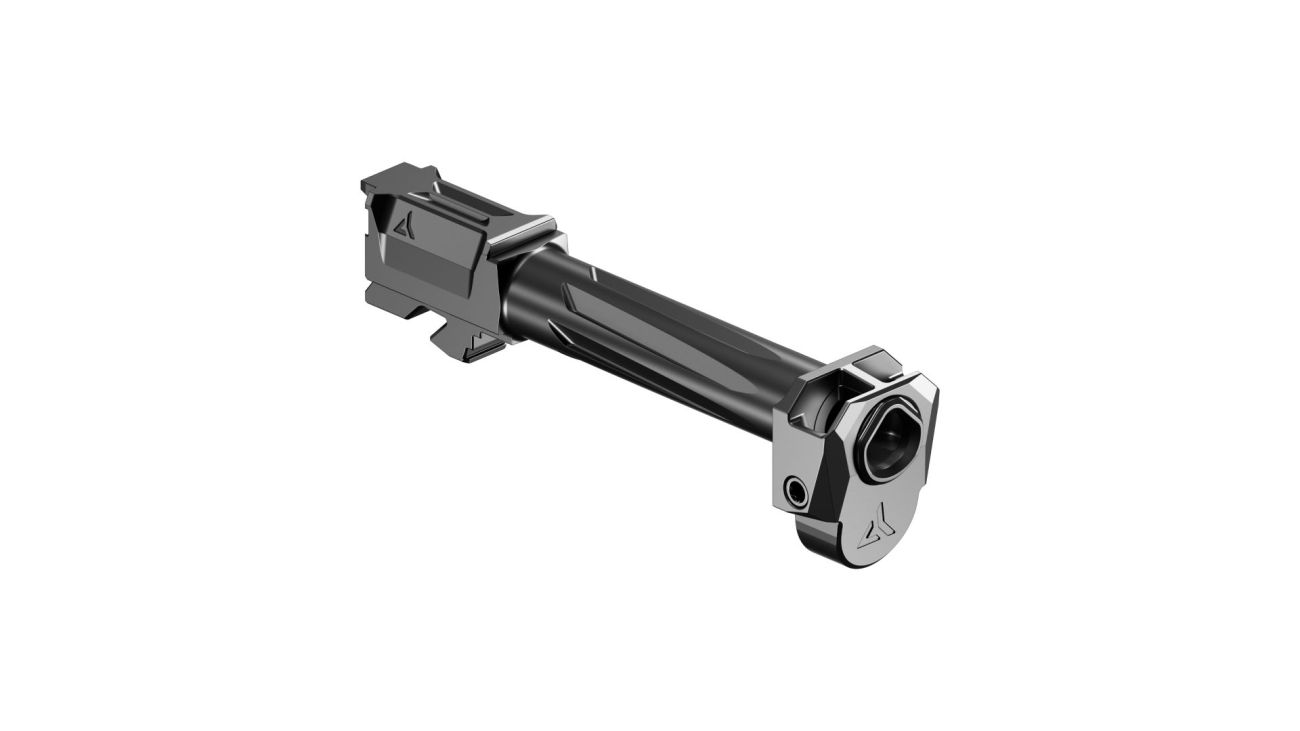 Hlaveň s kompenzátorem Radian AFTERBURNER + RAMJET, Glock 19 Gen4, Černá