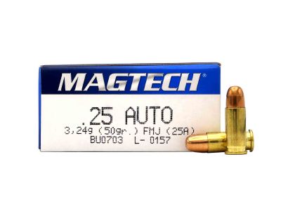 Náboj Magtech 6,35mm Br., 50gr/3,3g, FMJ