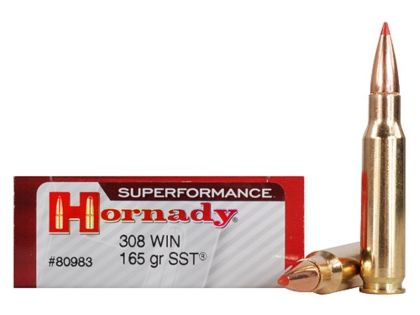 Náboj Hornady .308 Win Superformance, 165gr/10,7g, SST