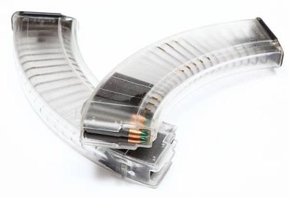 Zásobník Polymag AK-47, 40 ran, průhledný