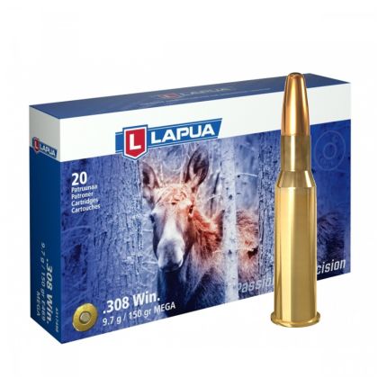 Náboj Lapua .308 Win, 150gr/9,7g, MEGA