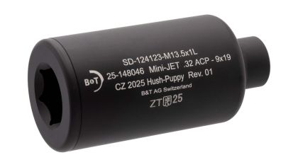 Tlumič B&T Mini-JET (Hush Puppy), 9x19, M13,5x1 LH