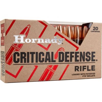 Náboj Hornady .223 Rem Critical Defense, 55gr/3,6, FTX