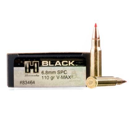 Náboj Hornady 6,8 SPC Black, 110gr/7,13g, V-MAX