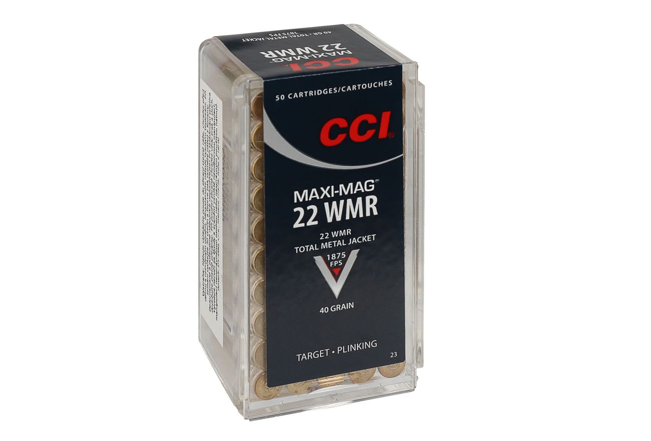 Náboj CCI .22 WMR, 40gr/2,6g, FMJ