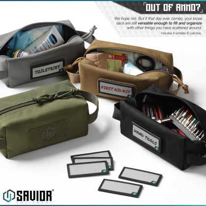 Pouzdro na střelivo Savior Loose Sac (4 ks), Černá