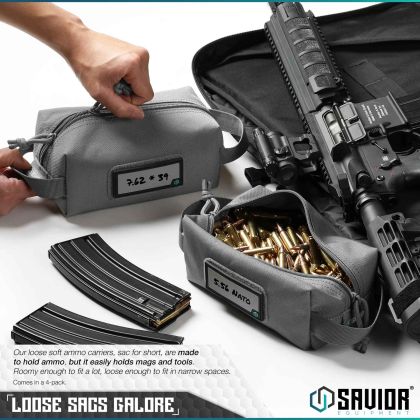 Pouzdro na střelivo Savior Loose Sac (4 ks), OD Green