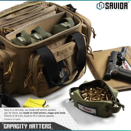 Pouzdro na střelivo Savior Loose Sac Mini (4 ks), FDE