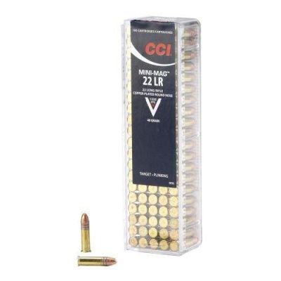 Náboj CCI .22 LR MINI-MAG HV, 40gr/2,6g, LRN CU