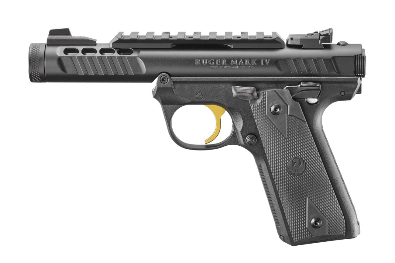 Pistole Ruger Mark IV 22/45 Lite, Černá