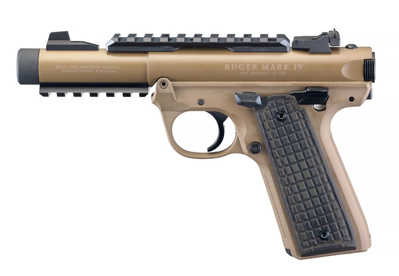 Pistole Ruger Mark IV 22/45 Tactical FDE, Limitovaná Edice