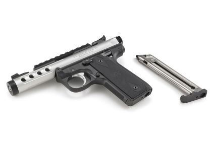 Pistole Ruger Mark IV 22/45 Lite, Stříbrná