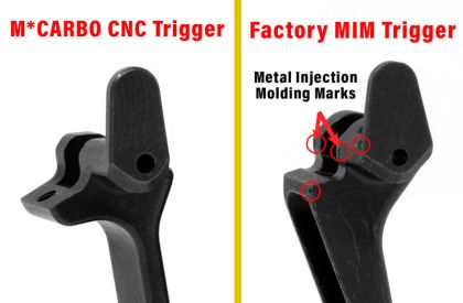 Spoušť MCarbo Short Stroke Flat Trigger pro Sig Sauer P365