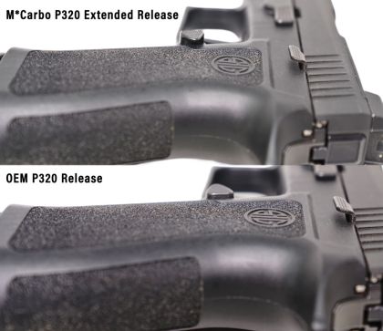 Prodloužený záchyt zásobníku MCarbo pro Sig Sauer P320