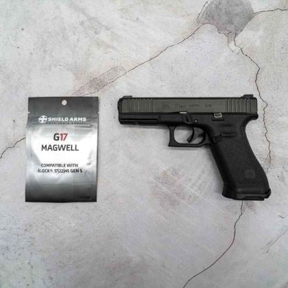 Rozšířená šachta (magwell) Shield Arms Carry Glock 17/22/45 Gen5, Černá