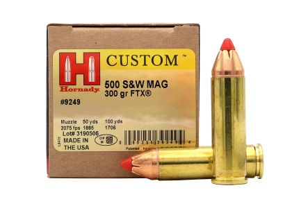 Náboj Hornady .500 S&W Custom, 300gr/19,45g, FTX