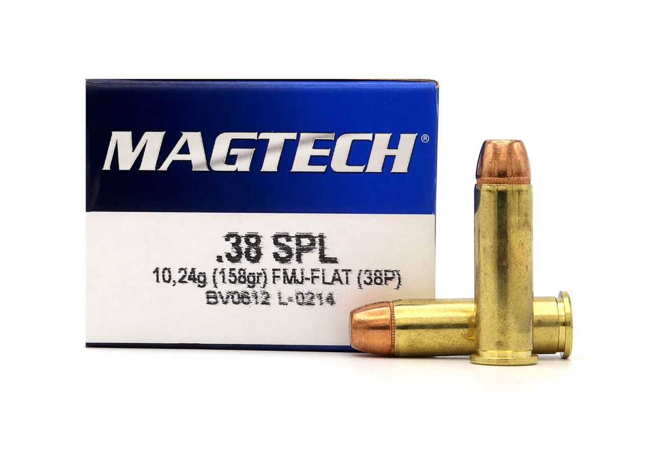 Náboj Magtech .38 Special, 158gr/10,25g, FMJ