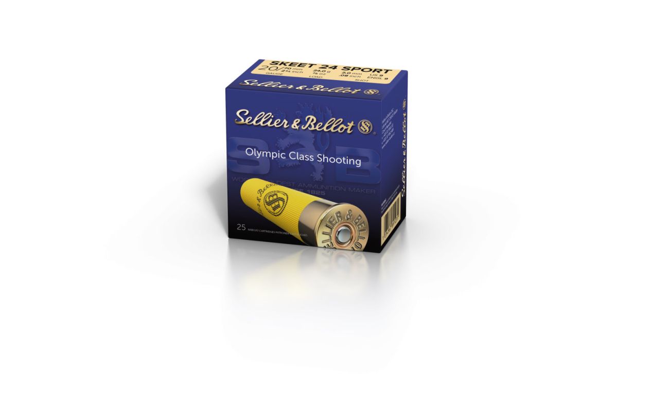 Náboj Sellier & Bellot 20/70 Skeet 24 Sport, 2,0mm, 24g