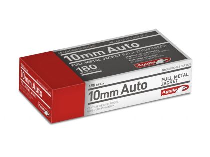 Náboj Aguila 10mm Auto, 180gr/11,7g, FMJ