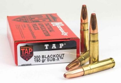 Náboj Hornady .300 Blackout TAP Subsonic, 190gr/12,3, SUB-X
