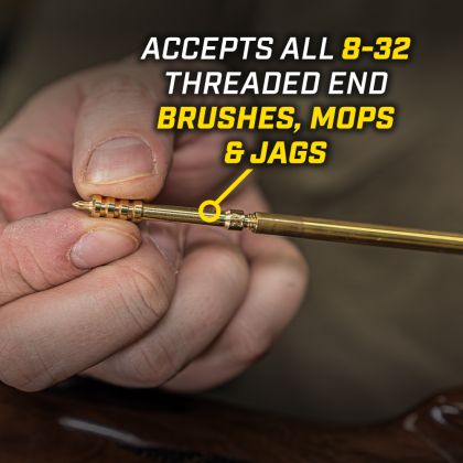 Vytěráková tyč Otis, Mosaz, .22+, 91 cm