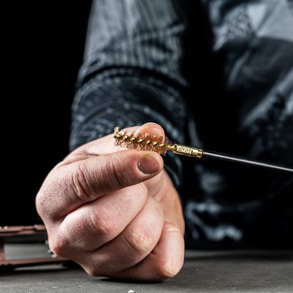 Vytěráková tyč Otis, Potažená nerez, .22+, 28 cm