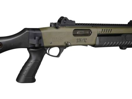 Opakovací brokovnice Fabarm STF 12 Compact Mil-Spec Green (36 cm/14
