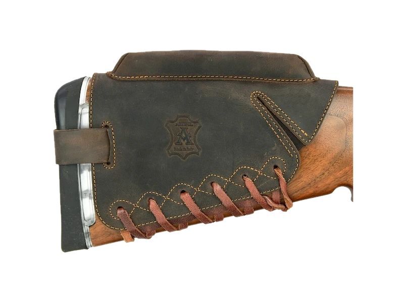 Kožená lícnice Artipel, Hnědá