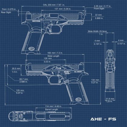 Pistole BUL AXE FS Gen2