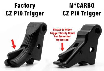 Spoušť MCarbo Short Stroke Flat Trigger pro CZ P-10