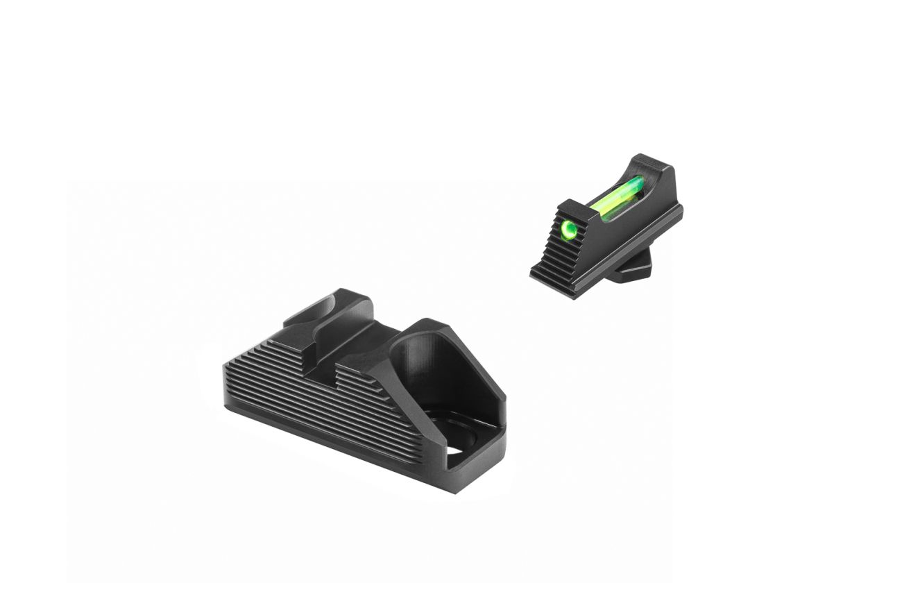 Mířidla Virus Precision pro Glock 43X/48 A-CUT COA, Optic Fiber