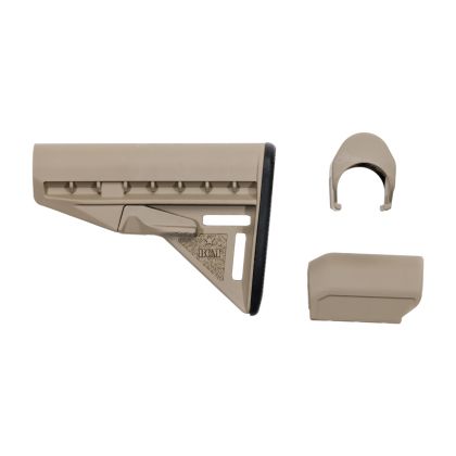 Pažba BCM Mod 3 s lícnicemi, AR-15 Mil-Spec, FDE