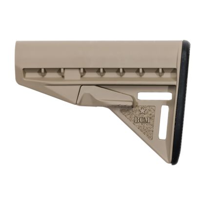 Pažba BCM Mod 3, AR-15 Mil-Spec, FDE