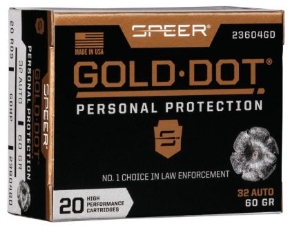 Náboj Speer 7,65 mm Br. Gold Dot, 60gr/3,9g, JHP GD
