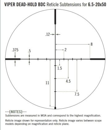 Puškohled Vortex Viper 6,5-20x50 (BDC)