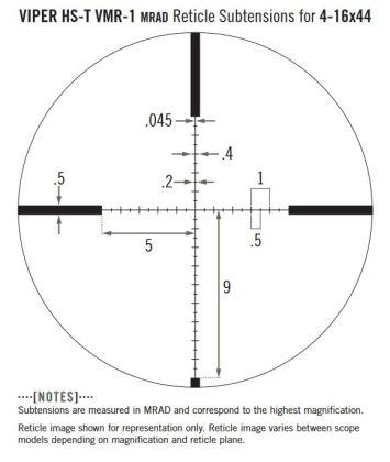 Puškohled Vortex Viper HS-T 4-16x44 (VMR-1 MRAD)